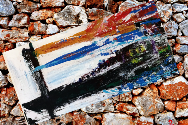 Japanese abstract painting　【Lines】 - 画像 (2)