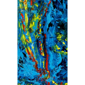 Blue of impact image