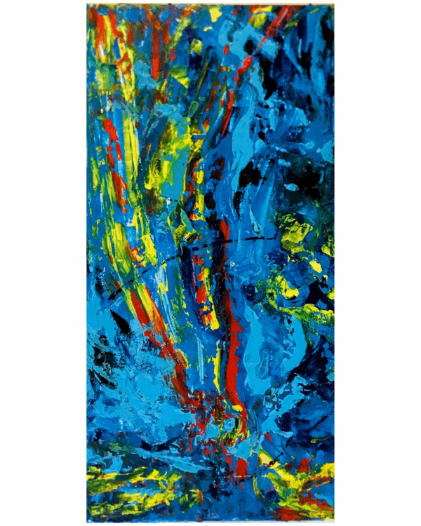 Blue of impact image
