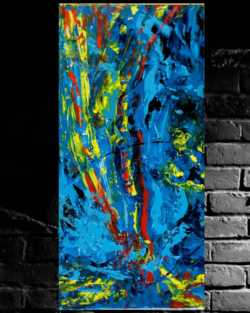 Blue of impact image