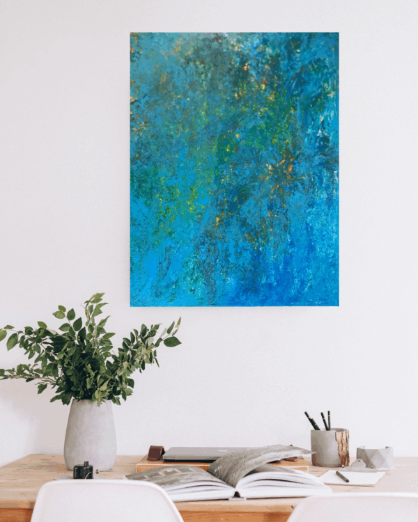 Calm blue coordinate　image